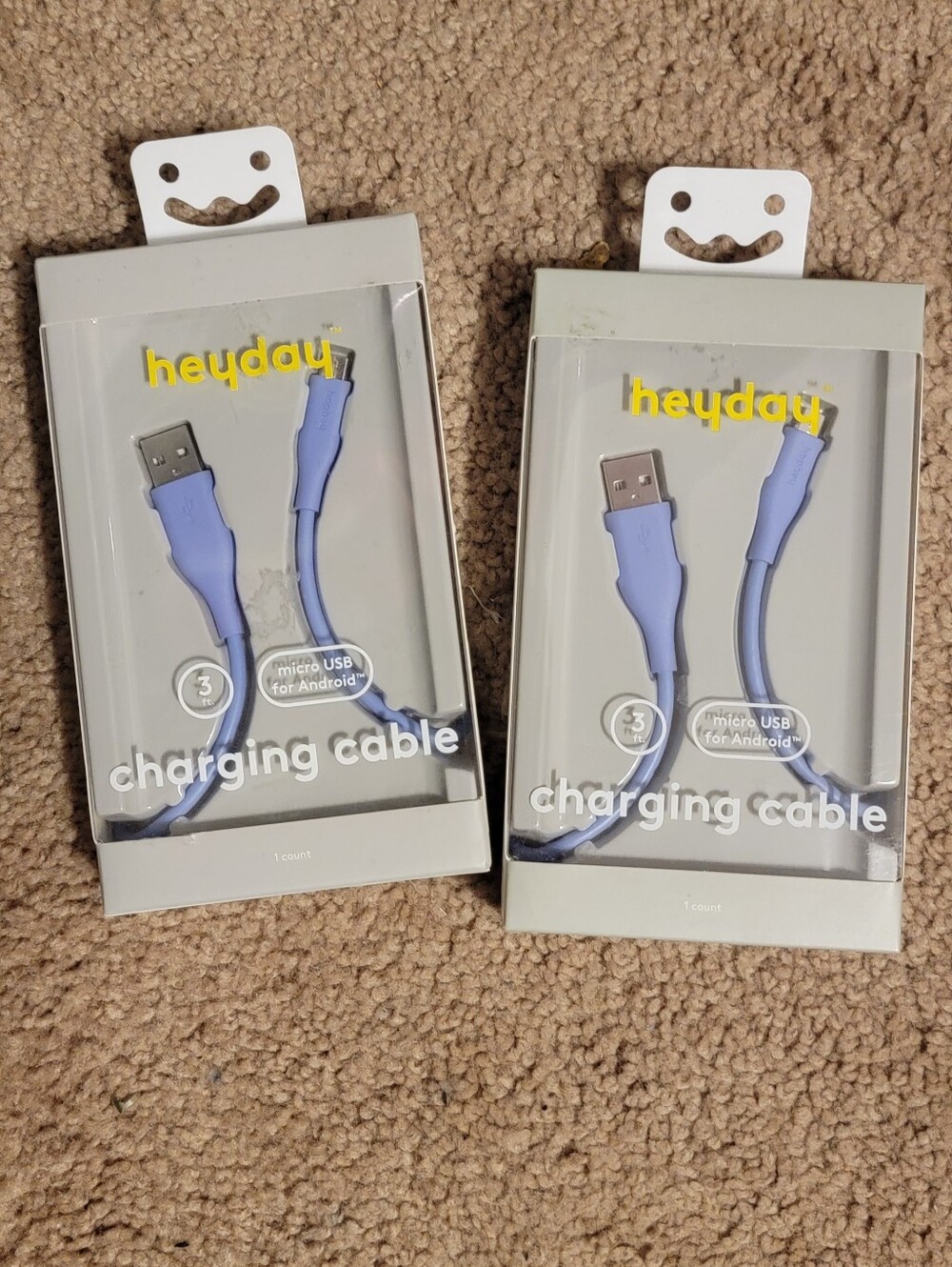 2-pack heyday 3ft micro USB for Android - Micro USB To USB - High Charging Speed